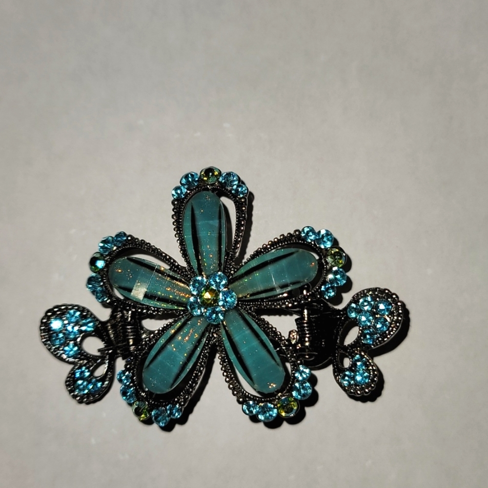 Blue Butterfly Hairclip